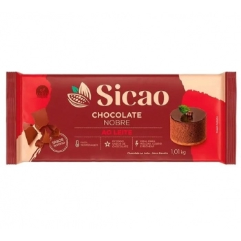 Chocolate Nobre Ao Leite Sicao Barra 1,01Kg