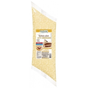 Recheio Sabor Leite Condensado Forneável Bisnaga Bom Princípio 1,01Kg