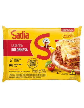 Lasanha Bolonhesa Sadia 350g