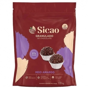 Chocolate Granulado Meio Amargo Sicao 1Kg
