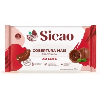 Cobertura Mais Ao Leite Sicao Barra 2,1Kg