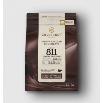 Chocolate Amargo 811 Callebaut Moedas 2,01Kg