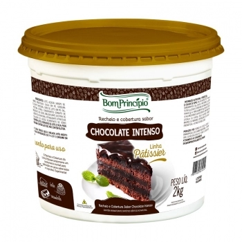 Recheio E Cobertura Patissirie Sabor Chocolate Intenso Bom Princípio 2Kg