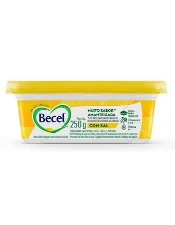 Margarina Amanteigada Com Sal Becel 250g