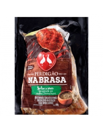 Sobrecoxa De Frango Temperada Chimichurri Perdigão Na Brasa 800g
