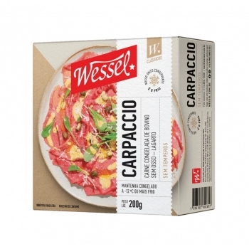 Carpaccio Bovino Lagarto Wessel 200g