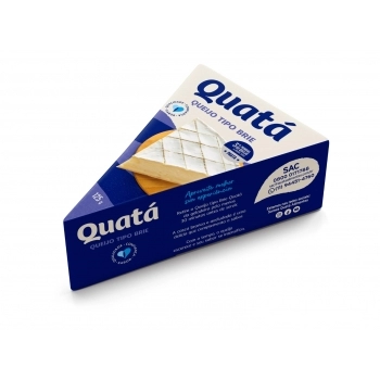 QUEIJO TIPO BRIE FRACIONADO 125G QUATA