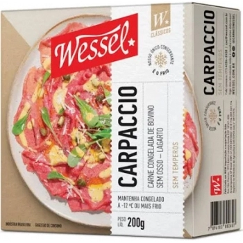 Carpaccio Bovino Lagarto Wessel 200g