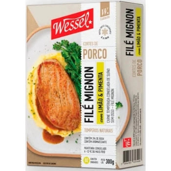 Filé Mignon Suíno Temperado Wessel 300g