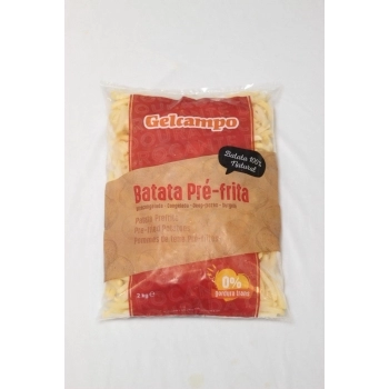 Batata Palito Pré-fritas 7mm Gelcampo 2Kg
