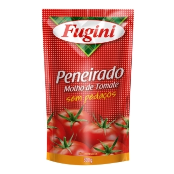 Molho De Tomate Tradicional Peneirado Fugini Sachê 300g