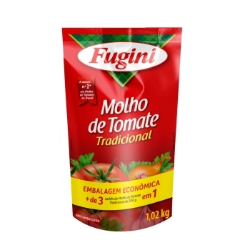 MOLHO DE TOMATE TRAD. FUGINI SACHE 12 X 1,02 KG