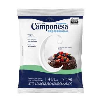 LEITE CONDENSADO CAMPONESA 2,5KG