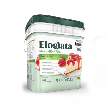 Margarina 70% Lipídios Elogiata Balde 15Kg