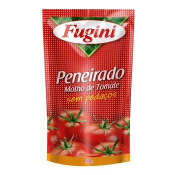 Molho De Tomate Tradicional Peneirado Fugini Sachê 300g
