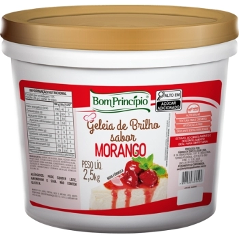 Geleia De Brilho Morango Bom Princípio 2,5Kg