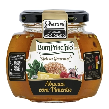 Geleia De Abacaxi Com Pimenta Bom Princípio 250g