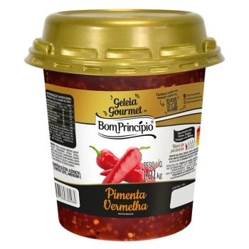 Geleia De Pimenta Vermelha Bisnaga Bom Princípio 1,01Kg