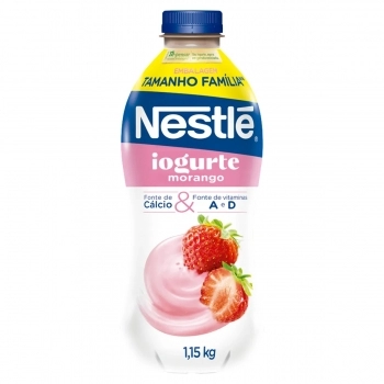 Iogurte Morango Nestlé Garrafa 1,15Kg