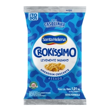 Amendoim Crokíssimo Levemente Salgado Santa Helena 1,01Kg