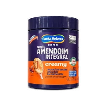 Pasta De Amendoim Integral Creamy Zero Santa Helena 500g