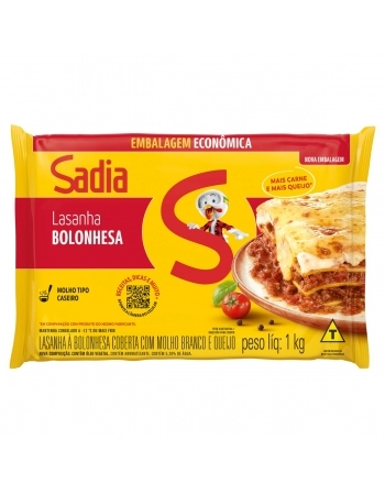 Lasanha Bolonhesa Sadia 1Kg