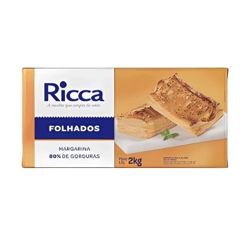 Margarina Folhada Gradina Bloco 2Kg