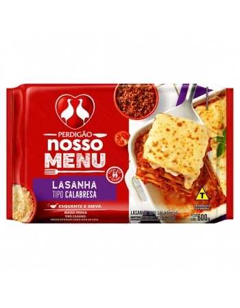 Lasanha Tipo Calabresa Perdigão 600g