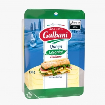 Queijo Colonial Fatiado Italiano Galbani 130g