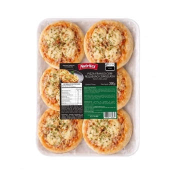 Pizza Frango Com Requeijão Congelada Nutritex 390g