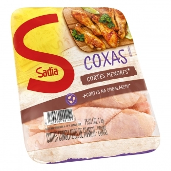 Coxa De Frango Cortes Menores Sadia Bandeja 1Kg