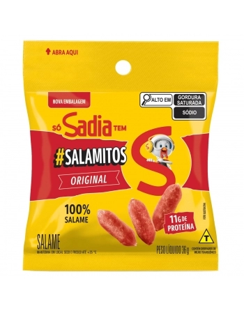 Snack Salamitos Tradicional Sadia 36g