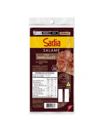 Salame Hamburguês Fatiado Sadia 100g