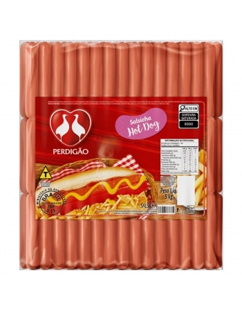 Salsicha Congelada Hot Dog Perdigão 5Kg