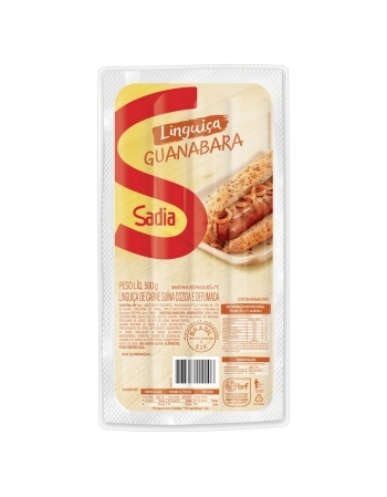Linguiça Calabresa Defumada Guanabara Sadia 500g