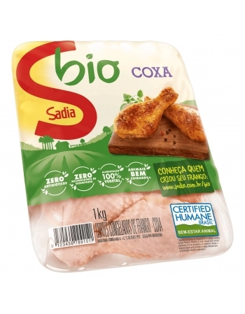 Coxa De Frango Bandeja Sadia Bio 1Kg