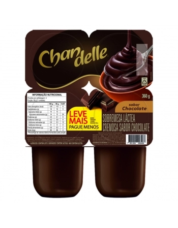 Chandelle Chocolate leve mais paguei menos 360g