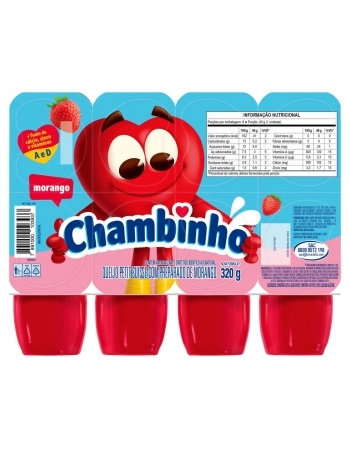 Chambinho Petit Suisse Morango 320g