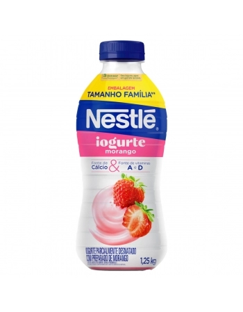Iogurte Morango Nestlé Garrafa 1,250g