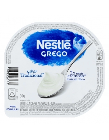 Iogurte Grego Tradicional Nestlé 90g