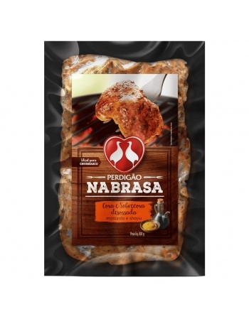 Coxa Com Sobrecoxa De Frango Sem Osso Perdigão Na Brasa 800g