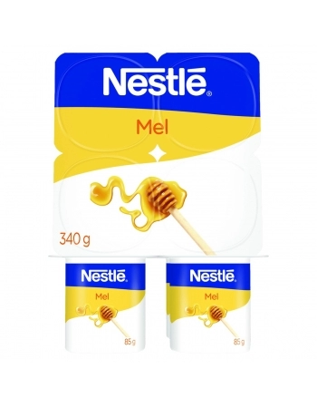 Iogurte Natural Com Mel Nestlé Bandeja 340g