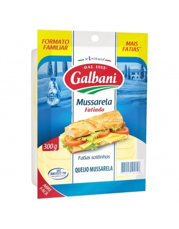 Queijo Mussarela Fatiado Galbani 300g