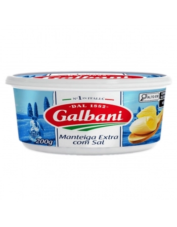 Manteiga Com Sal Galbani Pote 200g