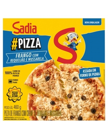 Pizza Frango Com Requeijão E Mussarela Sadia 460g