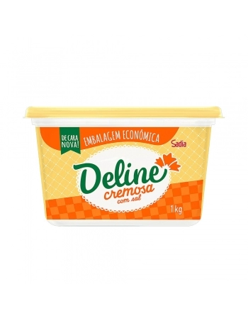Margarina Cremosa Com Sal Deline 1Kg
