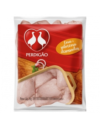 Coxa Com Sobrecoxa De Frango Sem Osso Perdigão 2Kg