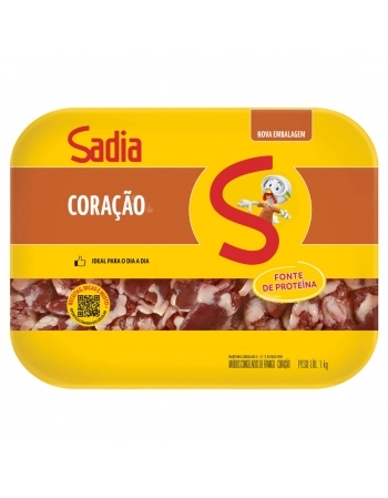 Coração De Frango Bandeja Sadia 1Kg