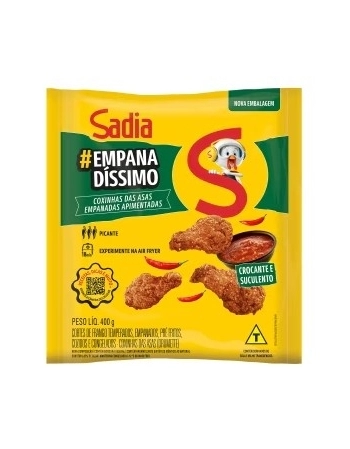 Coxinha Da Asa Empanada Apimentada Sadia 400g