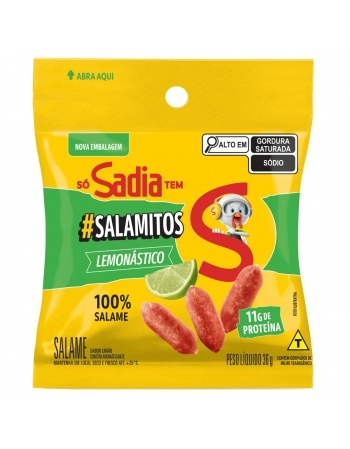 Snack Salamitos Limão Sadia 36g